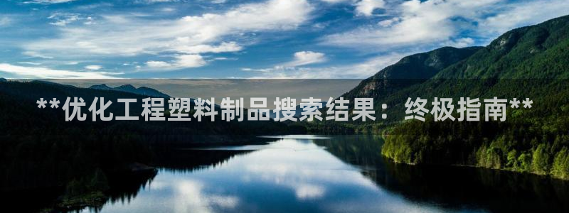 太阳成集团娱乐网站：**优化工程塑料制品搜索结果：终极指南*