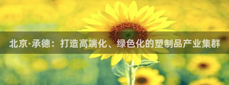 太阳集团网站5017：北京·承德：打造高端化、绿色化的塑制品