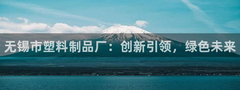 太阳集团不能提现怎么办：无锡市塑料制品厂：创新引领，绿色未来