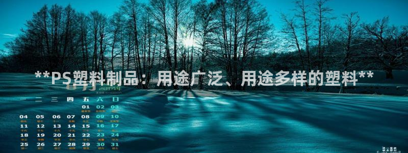 太阳gg登录首页：**PS塑料制品：用途广泛、用途多样的塑料